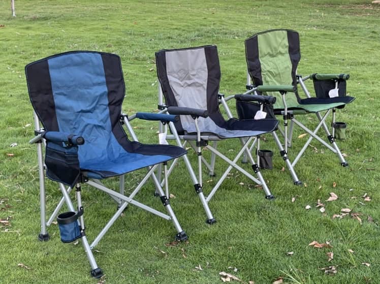 Foldable travel chairs